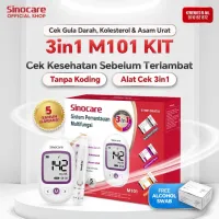 Sinocare M101, Alat Pengukur Gula, Kolesterol dan Asam Urat Sekaligus