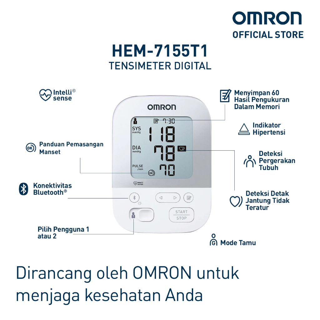 Gambar Tensimeter Digital OMRON HEM7155T